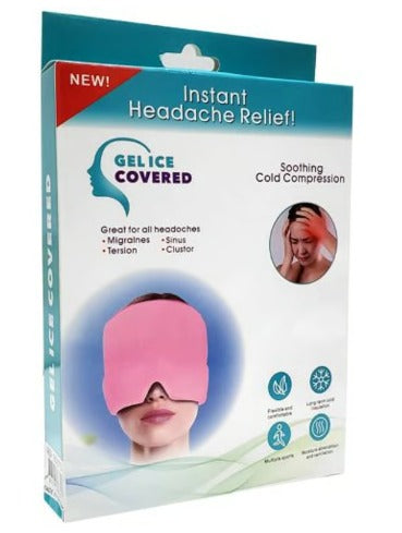 AlivioMask™ – Máscara de Gel Terapéutica para Migraña y Estrés