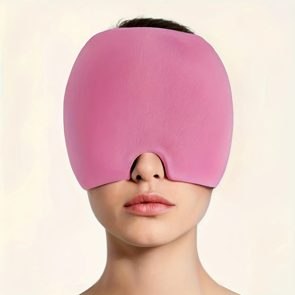 AlivioMask™ – Máscara de Gel Terapéutica para Migraña y Estrés